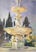 John Singer Sargent In a Medici Villa (mk18) oil on canvas